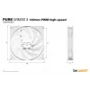 be quiet! Pure Wings 3 140mm PWM high-speed baltas kompiuterio korpuso ventiliatorius 14 cm 1 vnt.