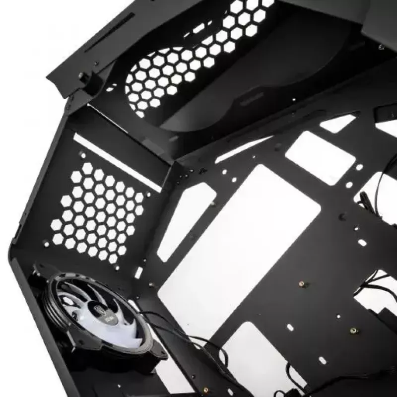 PC korpusas Kolink Big Chungus Shredded Midi Tower juodas