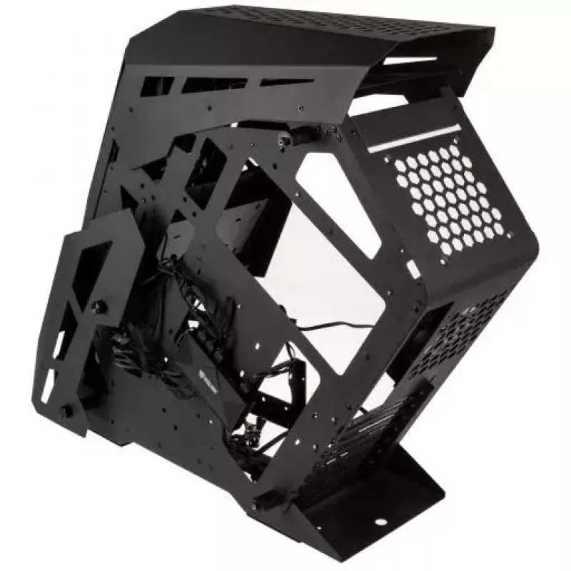 PC korpusas Kolink Big Chungus Shredded Midi Tower juodas
