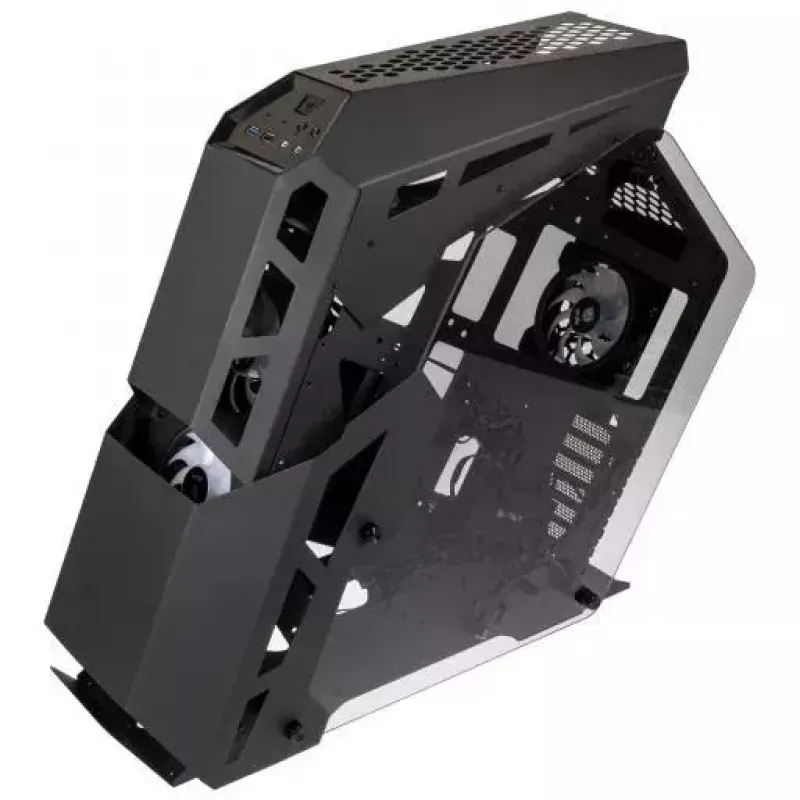 PC korpusas Kolink Big Chungus Shredded Midi Tower juodas