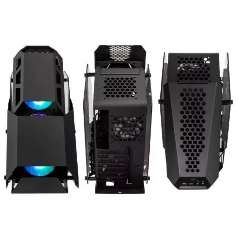 PC korpusas Kolink Big Chungus Shredded Midi Tower juodas