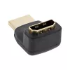 InLine HDMI adapteris, vyriškas/moteriškas, kampu į viršų, auksiniai kontaktai, 4K2K