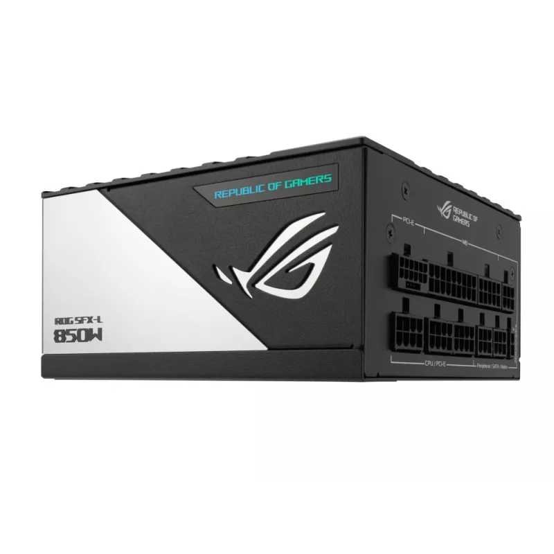 ASUS ROG Loki SFX-L 850W Platinum maitinimo blokas 24-pin ATX juoda, sidabrinė