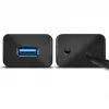 Axagon HUE-SA7BP 7x USB 3.0 ALU ĮKROVIMO šakotuvas JUODAS su kintamosios srovės adapteriu