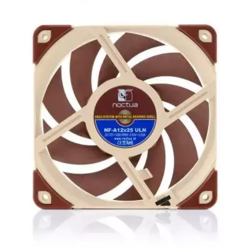 Noctua 120 mm korpuso ventiliatorius NF-A12x25 ULN, 12 V, 1200 aps./min., 55,7 m³/h, 0,6 W, 12,1 dB, SSO guolis