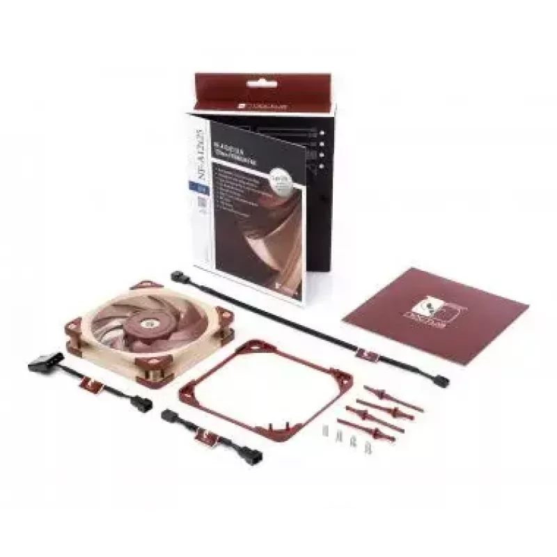 Noctua 120 mm korpuso ventiliatorius NF-A12x25 ULN, 12 V, 1200 aps./min., 55,7 m³/h, 0,6 W, 12,1 dB, SSO guolis