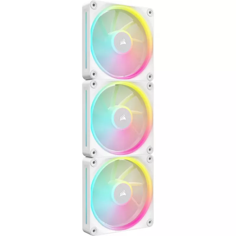 CORSAIR Icue Link Lx120 RGB 120mm Pwm Ventiliatorių Pradinis Rinkinys – Baltas