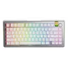 Glorious Gaming GMMK 3 PRO HE 75% Prebuilt Wireless Sidabrinė - US