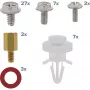 InLine IT / PC daugiafunkcis varžtų rinkinys su tarpikliais 48 vnt., metalas, plastikas