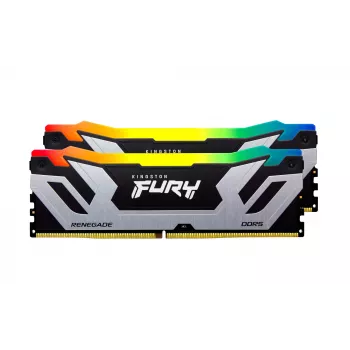 Kingston Technology FURY 48GB 8400MT/s DDR5 CL40 CUDIMM (2 modulių rinkinys) Renegade RGB Sidabrinė XMP