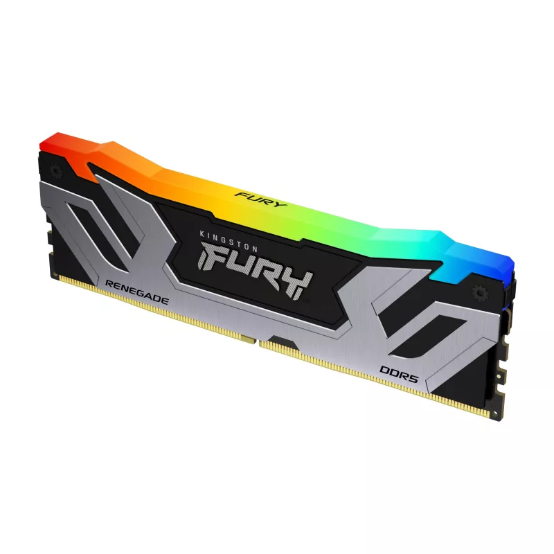 Kingston Technology FURY 48GB 8400MT/s DDR5 CL40 CUDIMM (2 modulių rinkinys) Renegade RGB Sidabrinė XMP