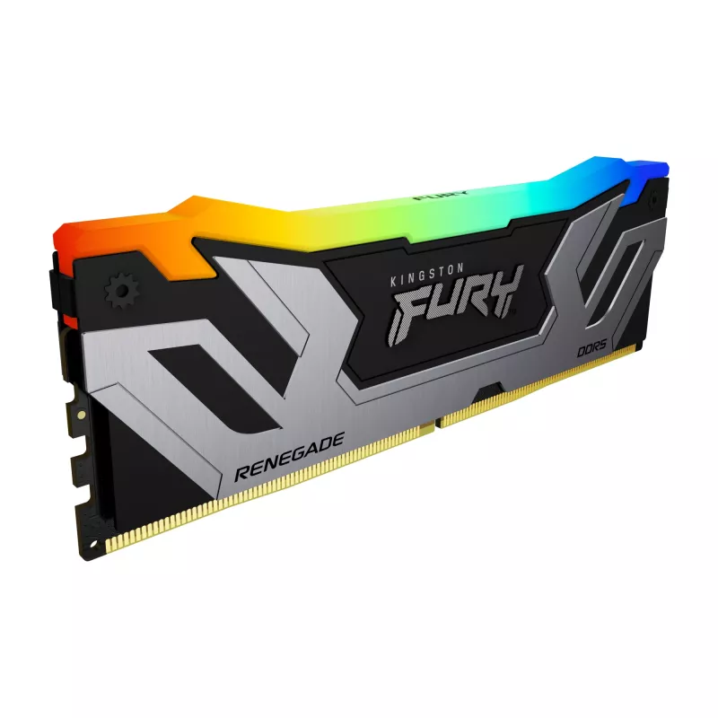 Kingston Technology FURY 48GB 8400MT/s DDR5 CL40 CUDIMM (2 modulių rinkinys) Renegade RGB Sidabrinė XMP