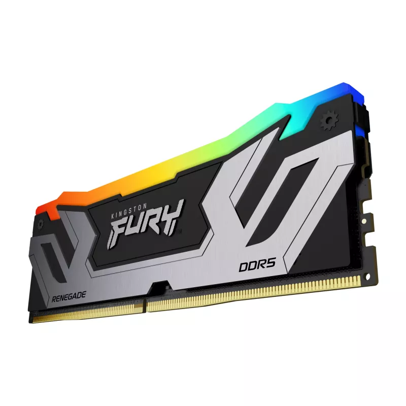 Kingston Technology FURY 48GB 8400MT/s DDR5 CL40 CUDIMM (2 modulių rinkinys) Renegade RGB Sidabrinė XMP