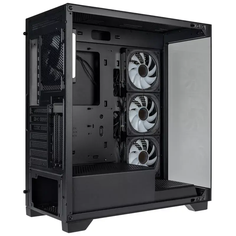 PC korpusas Kolink Unity Peak ARGB Midi Tower juodas