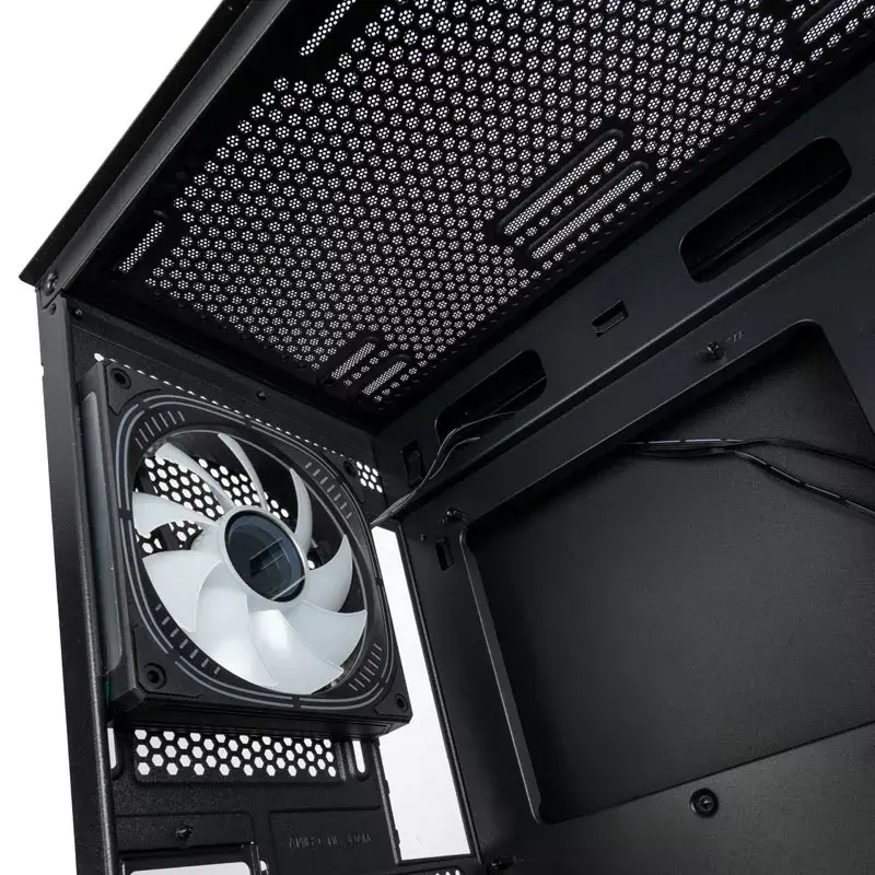 PC korpusas Kolink Unity Peak ARGB Midi Tower juodas