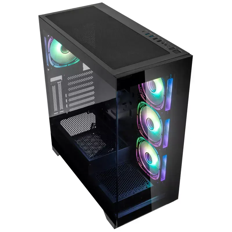 PC korpusas Kolink Unity Peak ARGB Midi Tower juodas