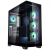 PC korpusas Kolink Unity Peak ARGB Midi Tower juodas