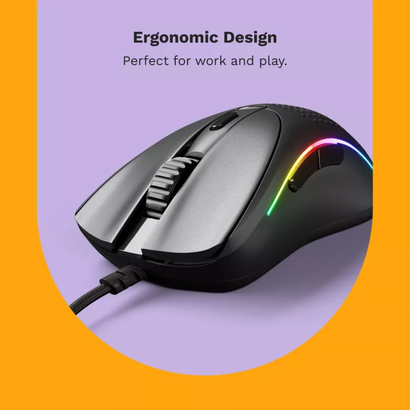 Glorious Gaming Glorious Model D 2 Wired - matinė juoda