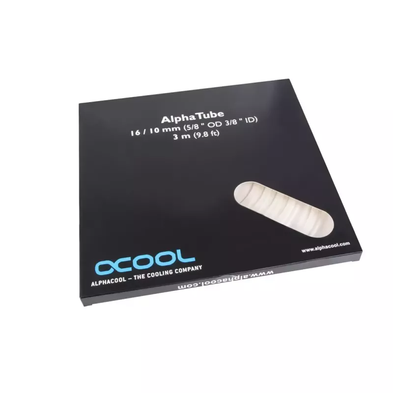 Alphacool 17497 vamzdelis, skaidrus PVC, 1,6 cm skersmens, 3 m ilgio