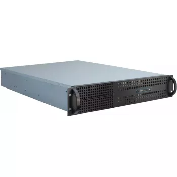 Serverio korpusas Inter-Tech 2U-2129N Rack, juoda, sidabrinė