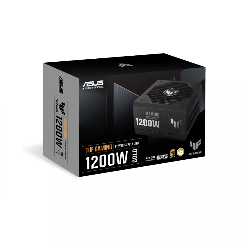 ASUS TUF GAMING 1200W Gold maitinimo blokas 20+4 pin ATX ATX juodas