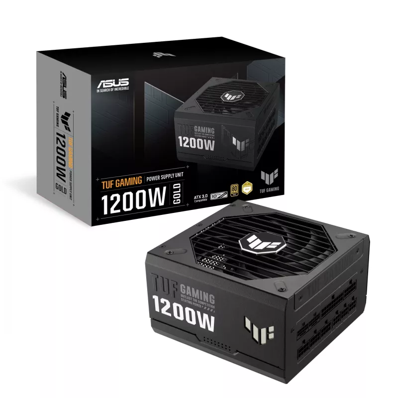 ASUS TUF GAMING 1200W Gold maitinimo blokas 20+4 pin ATX ATX juodas