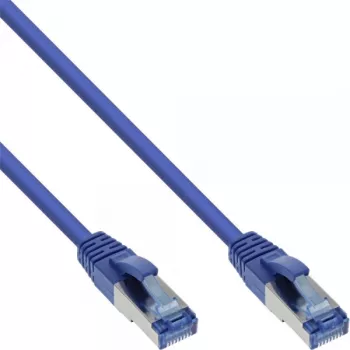 InLine komutacinis kabelis S/FTP PiMF Cat.6A halogen free 500MHz blue 2m