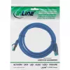InLine komutacinis kabelis S/FTP PiMF Cat.6A halogen free 500MHz blue 2m