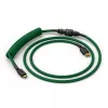 Glorious Gaming Glorious GMMK Spiralusis kabelis Forest Rain, žalias, 1,4 m, 1 vnt., Glorious Gaming, USB Type-A, USB Type-C, Aviator
