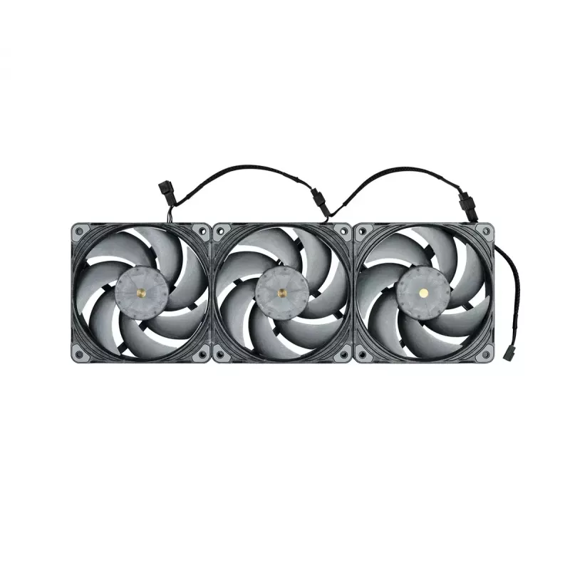 Fan Phanteks PH-F120T30 120 mm kompiuterio korpuso ventiliatorius, pilkas, 3 vnt.