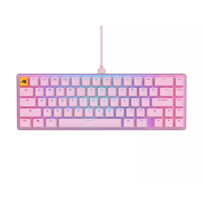 Glorious Gaming GMMK 2 klaviatūra USB US International Pink