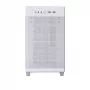 PC korpusas ASUS AP201 PRIME CASE TG WHITE Mini Tower — micro ATX, grūdintas stiklas, 3×3,5 colio nišos, 1×2,5 colio, USB-A×2, USB-C×1