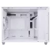 PC korpusas ASUS AP201 PRIME CASE TG WHITE Mini Tower — micro ATX, grūdintas stiklas, 3×3,5 colio nišos, 1×2,5 colio, USB-A×2, USB-C×1