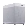 PC korpusas ASUS AP201 PRIME CASE TG WHITE Mini Tower — micro ATX, grūdintas stiklas, 3×3,5 colio nišos, 1×2,5 colio, USB-A×2, USB-C×1