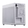 PC korpusas ASUS AP201 PRIME CASE TG WHITE Mini Tower — micro ATX, grūdintas stiklas, 3×3,5 colio nišos, 1×2,5 colio, USB-A×2, USB-C×1