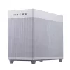 PC korpusas ASUS AP201 PRIME CASE TG WHITE Mini Tower — micro ATX, grūdintas stiklas, 3×3,5 colio nišos, 1×2,5 colio, USB-A×2, USB-C×1