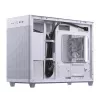 PC korpusas ASUS AP201 PRIME CASE TG WHITE Mini Tower — micro ATX, grūdintas stiklas, 3×3,5 colio nišos, 1×2,5 colio, USB-A×2, USB-C×1