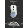 Glorious Gaming Glorious Model D pelė Regular (baltas)