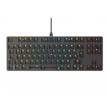 Klaviatūra Glorious PC Gaming Race GMMK-TKL USB Juoda RGB LED