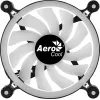 AEROCOOL 120 mm kompiuterio korpuso ventiliatorius SPECTRO12 RGB, 12 V, 1000 RPM, 3,6 W, Molex, antivibracinis, įvorinis guolis, juodas
