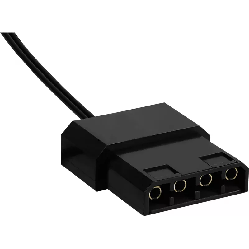 AEROCOOL 120 mm kompiuterio korpuso ventiliatorius SPECTRO12 RGB, 12 V, 1000 RPM, 3,6 W, Molex, antivibracinis, įvorinis guolis, juodas