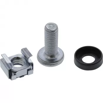 InLine Cage Nut Set M6 20 Cage Nuts + 20 Washers + 20 Screws