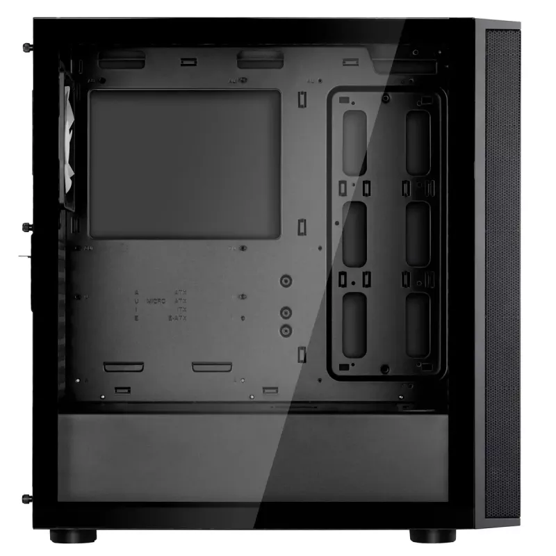 PC Case Sidabrinėstone FARA R1 Midi Tower Juoda