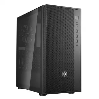 PC Case Sidabrinėstone FARA R1 Midi Tower Juoda
