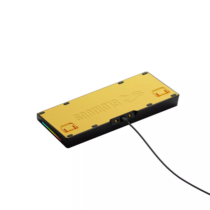 Glorious Gaming GMMK 3 75% Barebones Wired Juoda - ISO, 75%, Laidinis, USB, RGB LED, Juoda