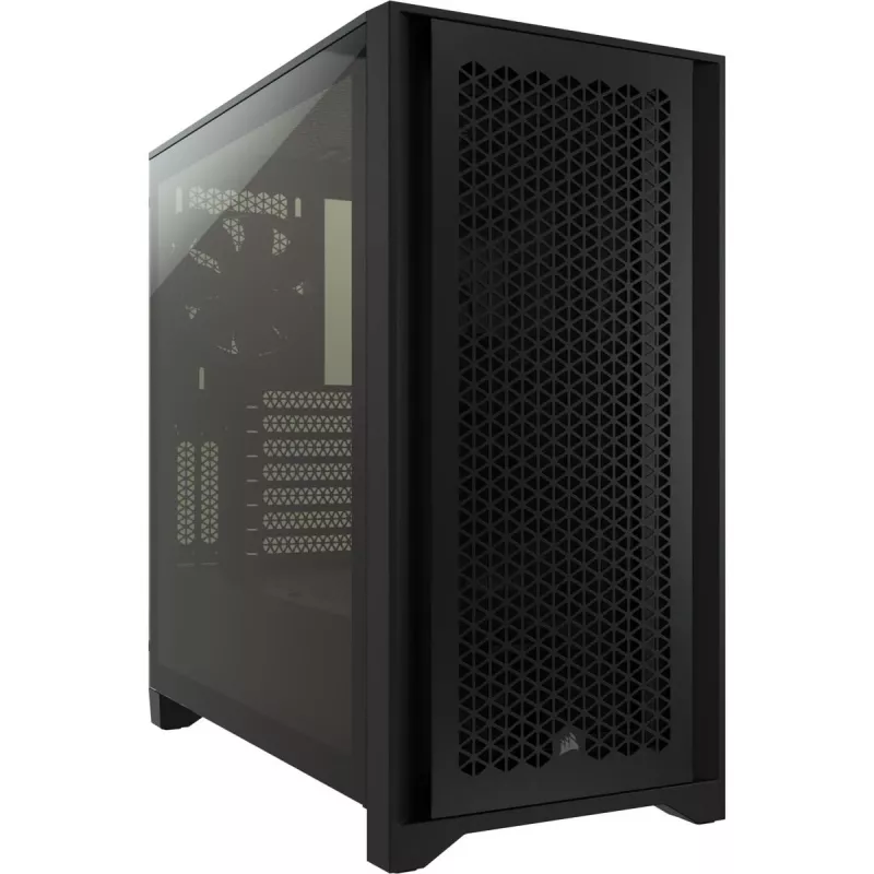 CORSAIR Mid-tower korpusas - Icue 4000d RGB Airflow - juoda