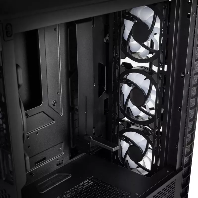 PC Case Kolink Observatory Y AMD SE ARGB Midi Tower Juoda, Transparent