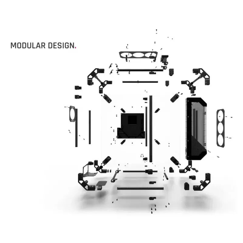 PC Case Alphacool Apex Pro Skeleton Full Tower Juoda