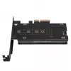 Vidinis M.2 adapteris Sidabrinėstone SST-ECM24-ARGB