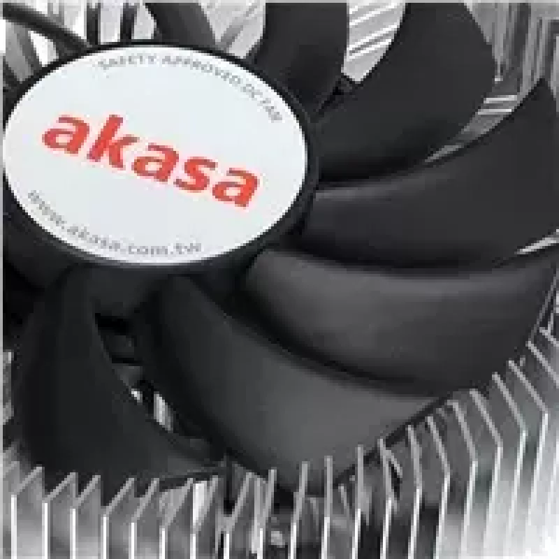 CPU aušintuvas Akasa Al LGA1700 ploniems Mini-ITX kompiuteriams — žemo profilio aliuminio radiatorius